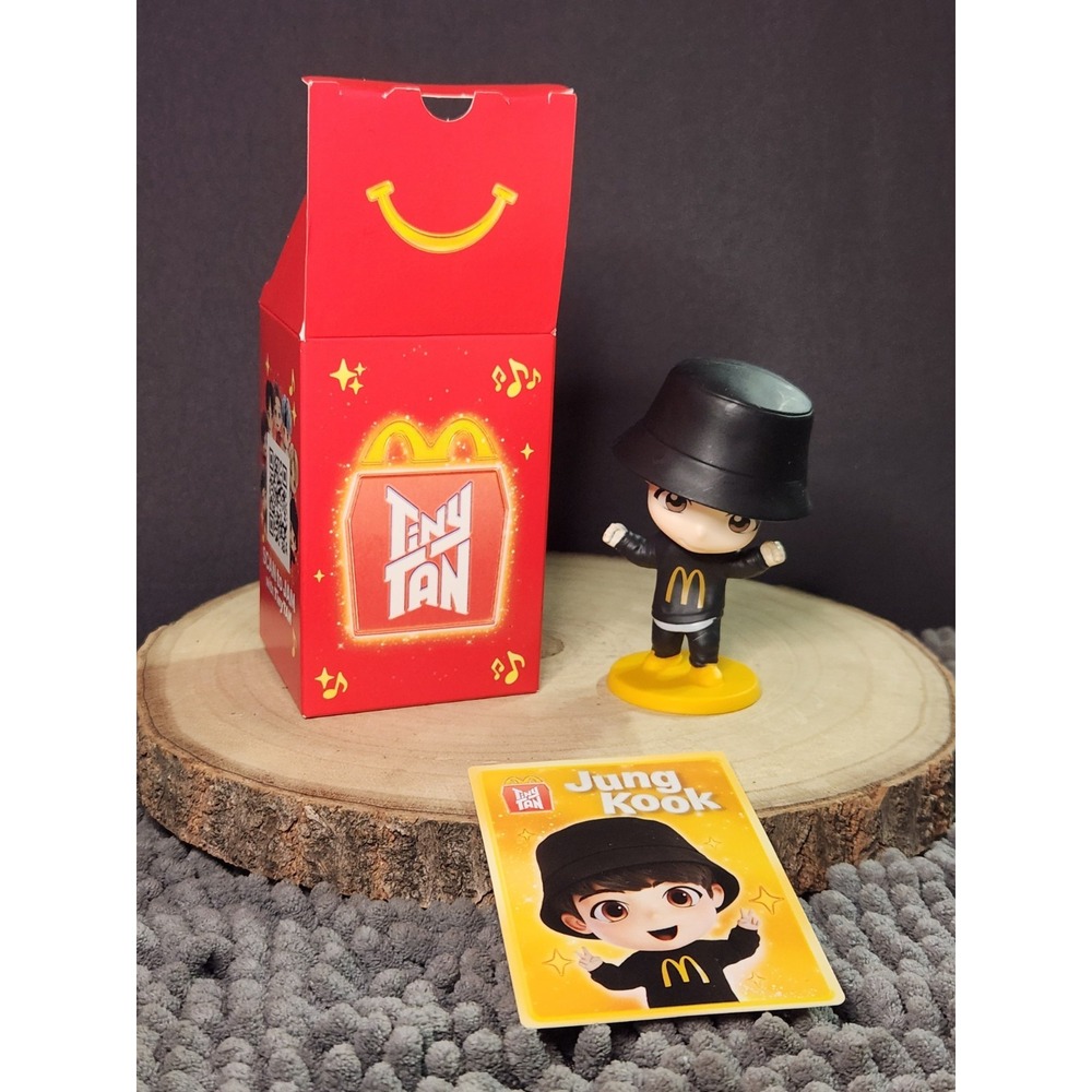 1x Jung Kook #7 | McDonalds Happy Meal Tiny Tan x BTS FIGURE 2025 W/BOX & CARD!